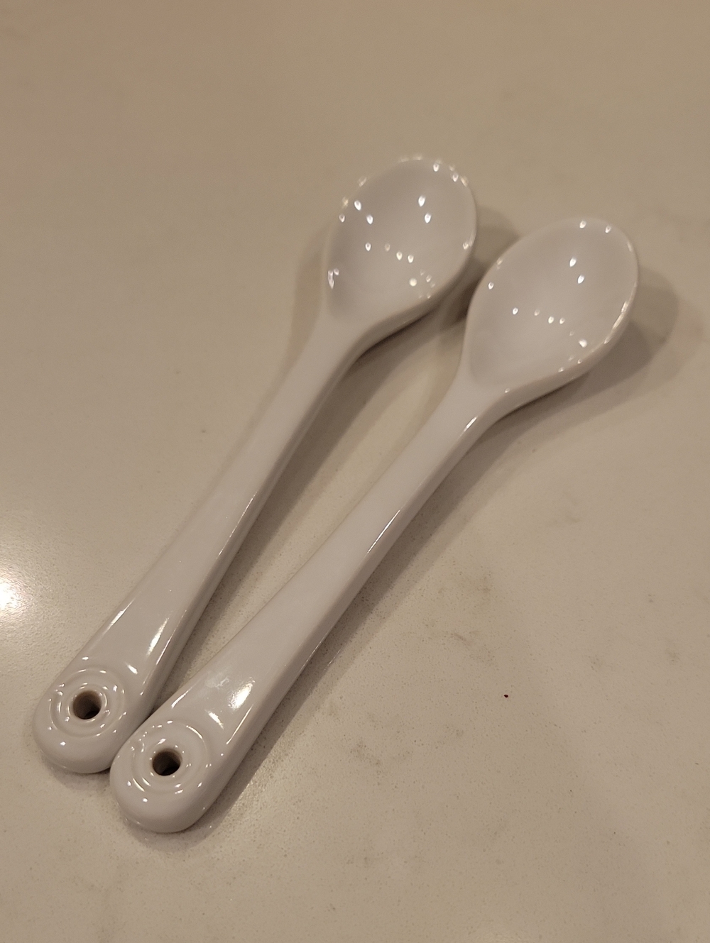 Le Creuset White Spoon Bundle